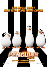 Los Pingüinos De Madagascar poster