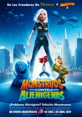 Monsters Vs. Aliens (Monstruos Vs. Aliens) poster