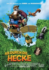 Over The Hedge (Vecinos Invasores) poster