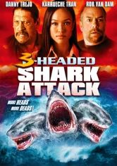 El Ataque Del Tiburón De Tres Cabezas poster