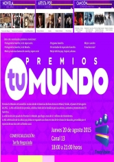 Premios Tu Mundo 2015 poster